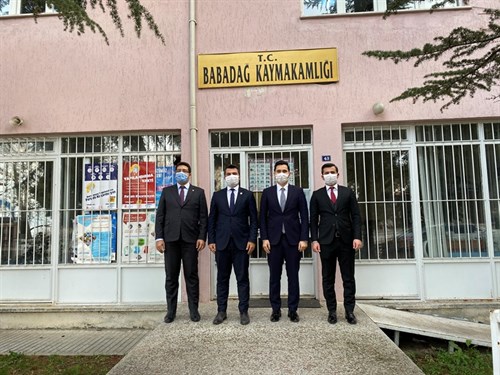 ÇARDAK GÜNEY VE BEYAĞAÇ KAYMAKAMLARIMIZIN HAYIRLI OLSUN ZİYARETİ